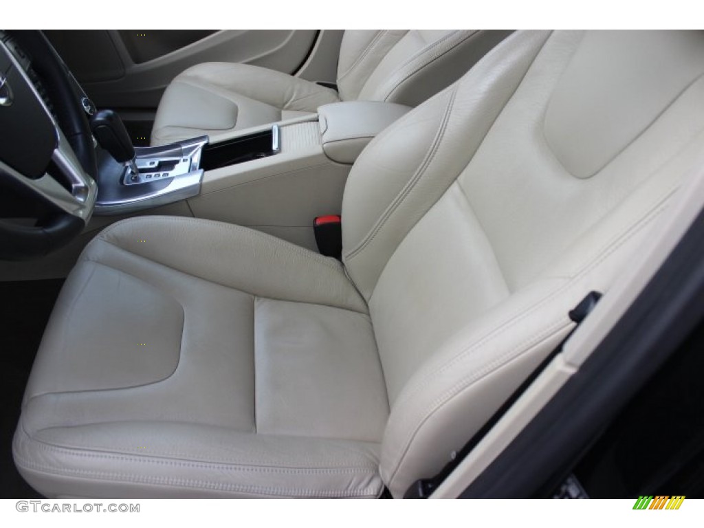 2012 S60 T5 - Black Sapphire Metallic / Soft Beige photo #9