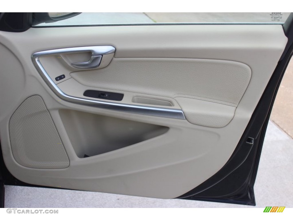 2012 S60 T5 - Black Sapphire Metallic / Soft Beige photo #28