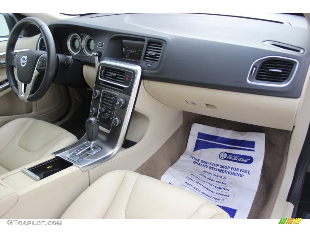 2012 S60 T5 - Black Sapphire Metallic / Soft Beige photo #29
