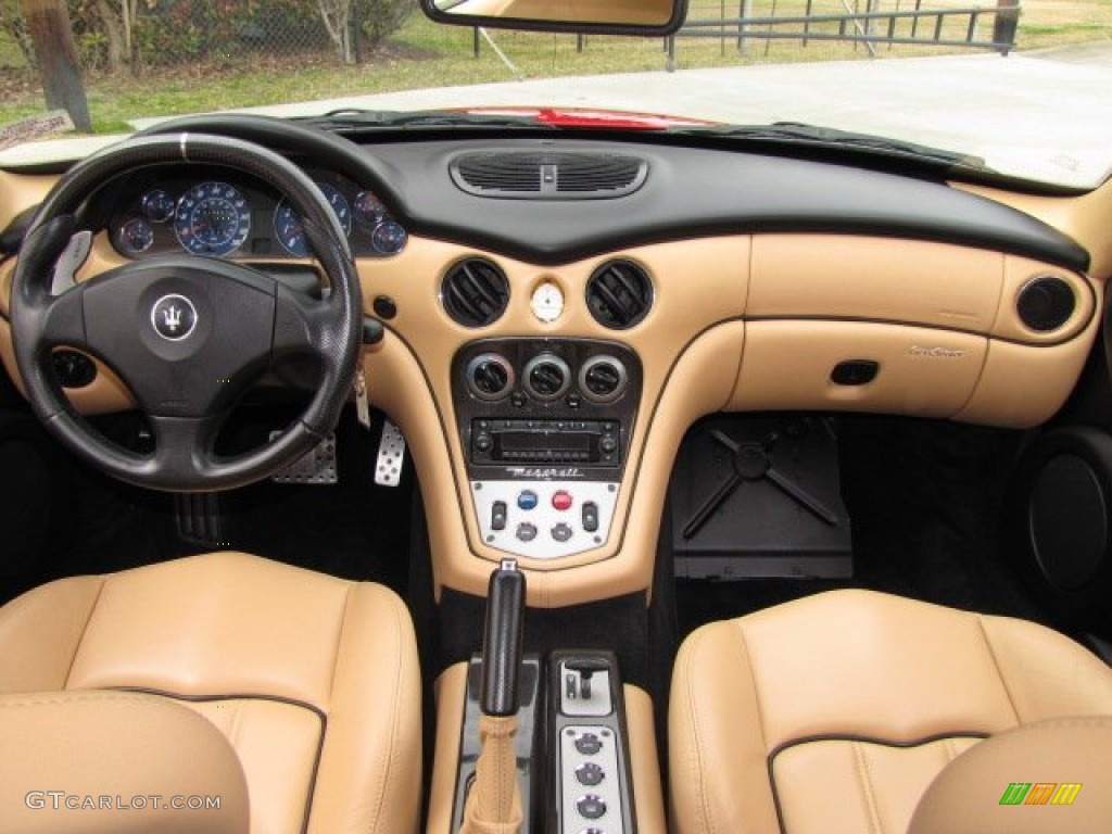 2006 Maserati GranSport Coupe Beige Dashboard Photo #90237887