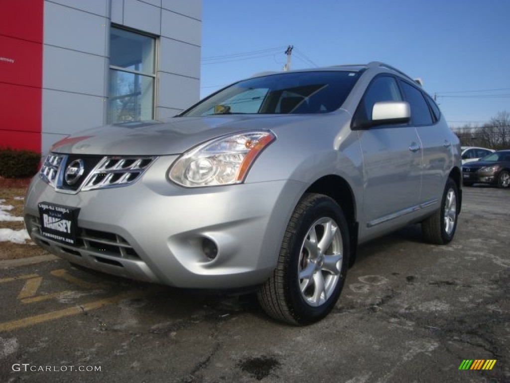 2011 Rogue SV AWD - Silver Ice Metallic / Black photo #1