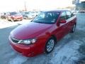 2009 Lightning Red Subaru Impreza 2.5i Sedan  photo #3