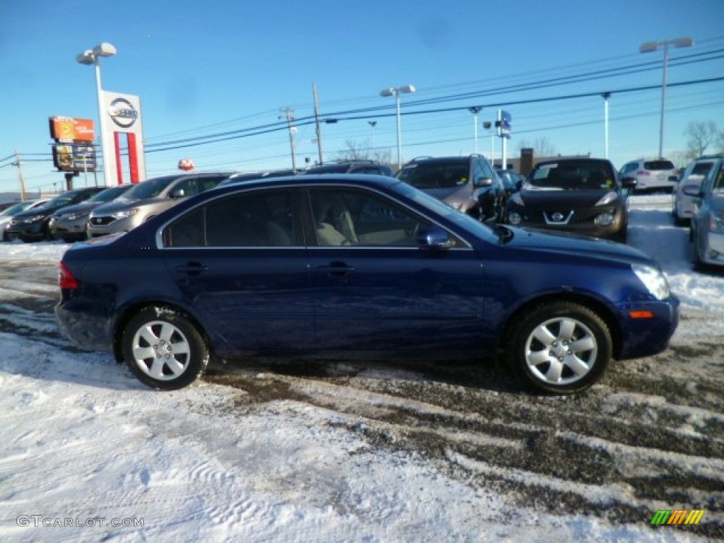 2008 Optima LX - Deep Ocean Blue / Gray photo #12