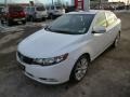 2013 Clear White Kia Forte SX  photo #3