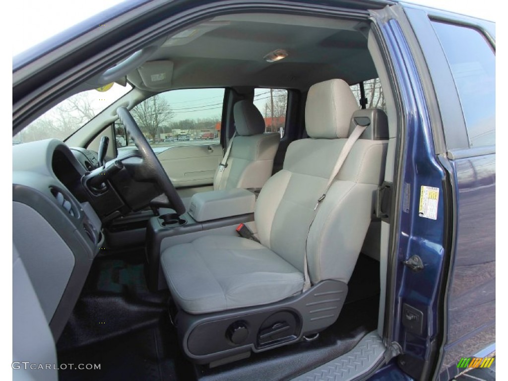 Medium Flint Interior 2007 Ford F150 STX SuperCab 4x4 Photo #90240336