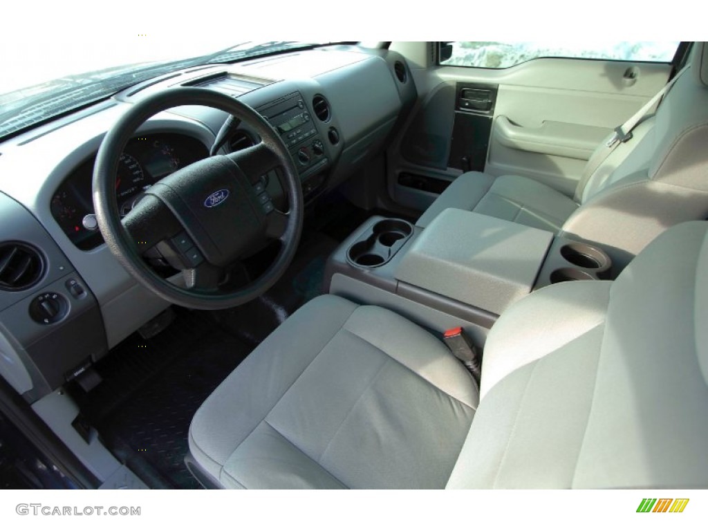 Medium Flint Interior 2007 Ford F150 STX SuperCab 4x4 Photo #90240384