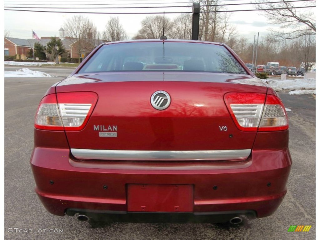 2007 Milan V6 Premier - Vivid Red Metallic / Camel photo #5
