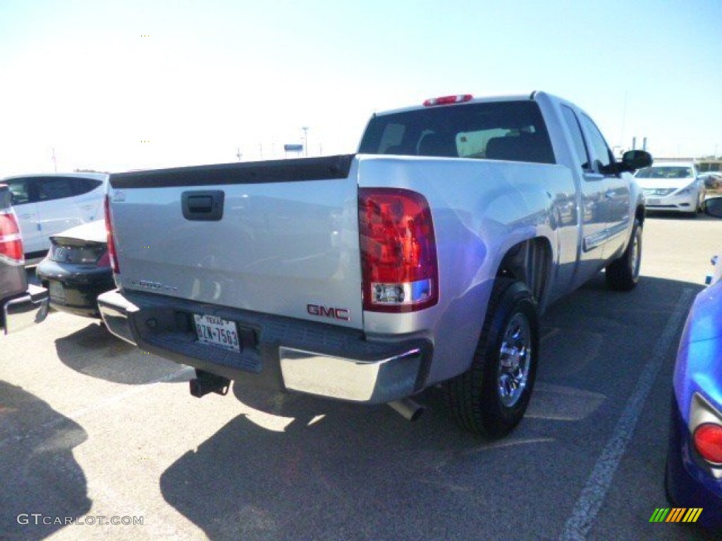 2013 Sierra 1500 SLE Extended Cab - Quicksilver Metallic / Ebony photo #4