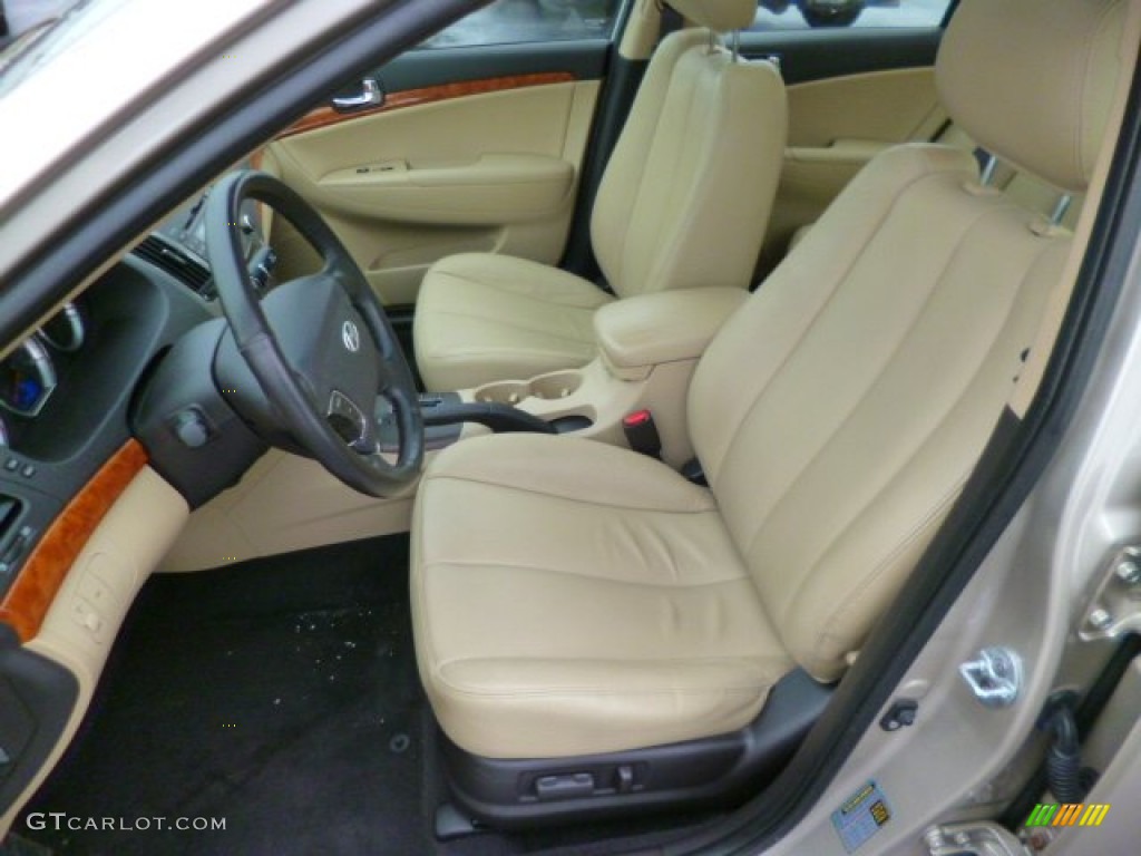 2009 Hyundai Sonata Limited V6 Front Seat Photo #90242268