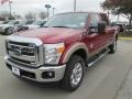 2014 Ruby Red Metallic Ford F250 Super Duty XLT Crew Cab 4x4  photo #1