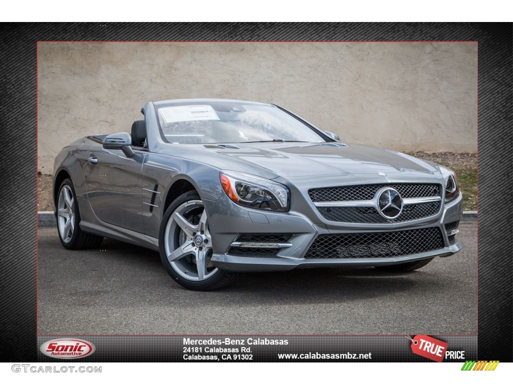 2014 SL 550 Roadster - Paladium Silver Metallic / Black photo #1