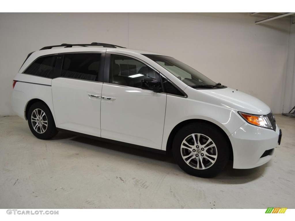 Taffeta White 2011 Honda Odyssey EX Exterior Photo #90243743