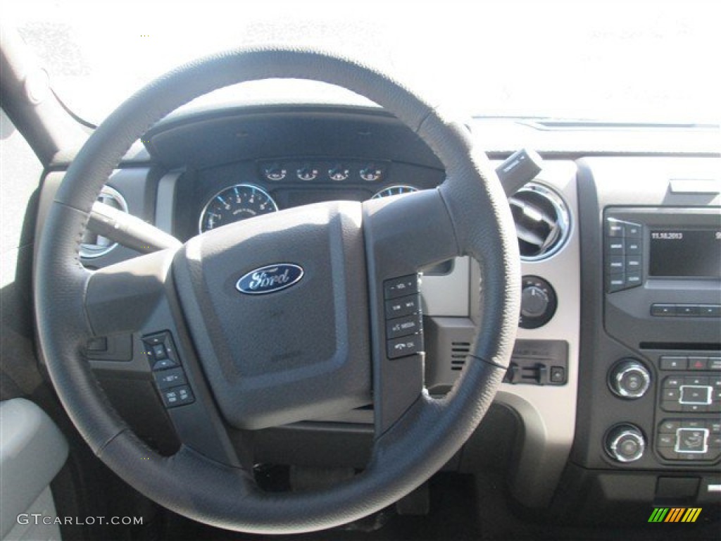 2014 F150 XLT SuperCrew 4x4 - Sterling Grey / Steel Grey photo #4