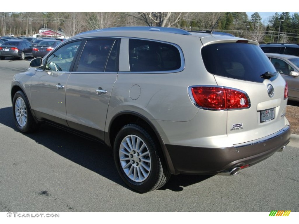2011 Enclave CXL - Gold Mist Metallic / Cashmere/Cocoa photo #4