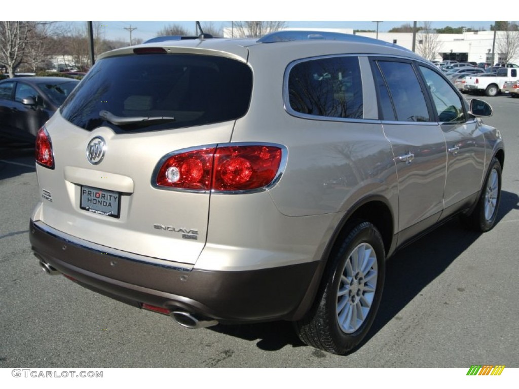 2011 Enclave CXL - Gold Mist Metallic / Cashmere/Cocoa photo #5