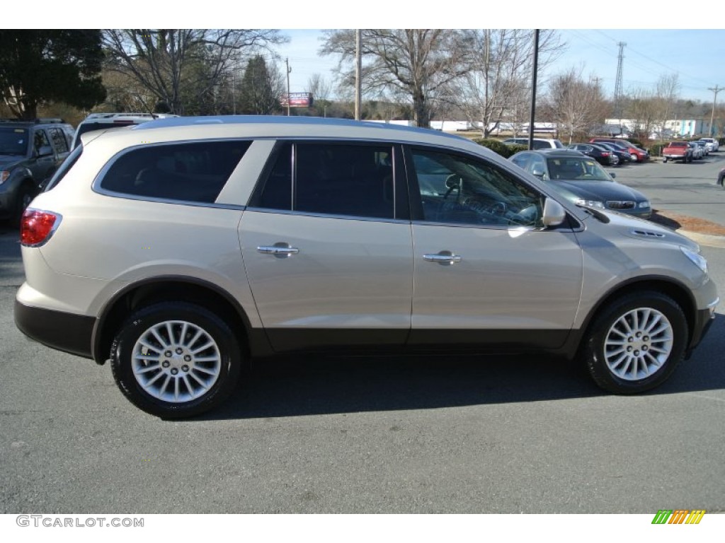 2011 Enclave CXL - Gold Mist Metallic / Cashmere/Cocoa photo #6