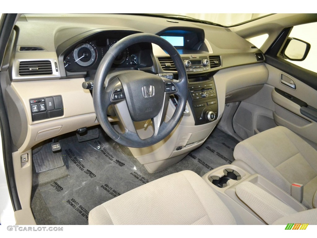 Beige Interior 2011 Honda Odyssey EX Photo #90244218