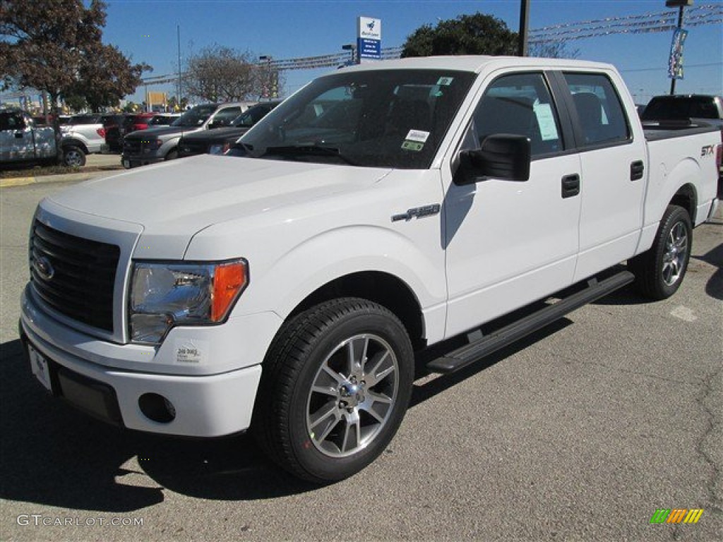 2014 F150 STX SuperCrew - Oxford White / Black photo #1