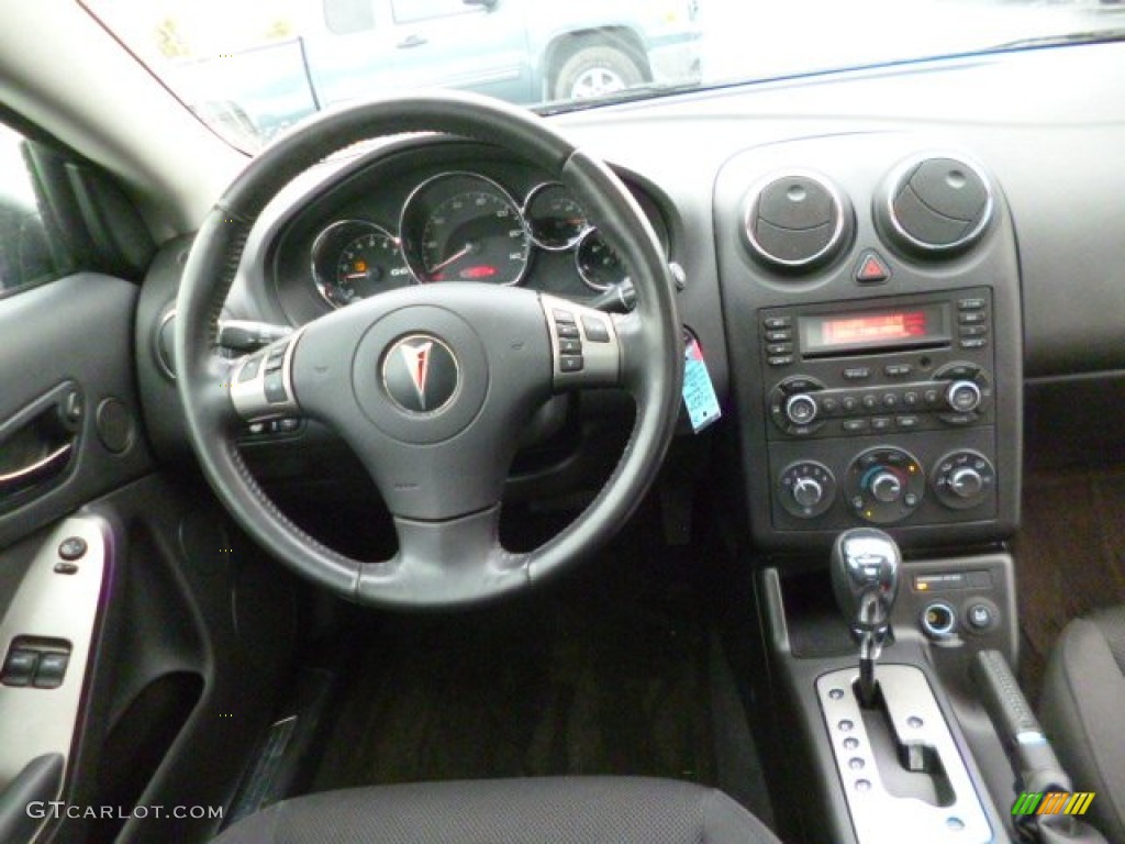 2009 Pontiac G6 GT Coupe Ebony Dashboard Photo #90245026