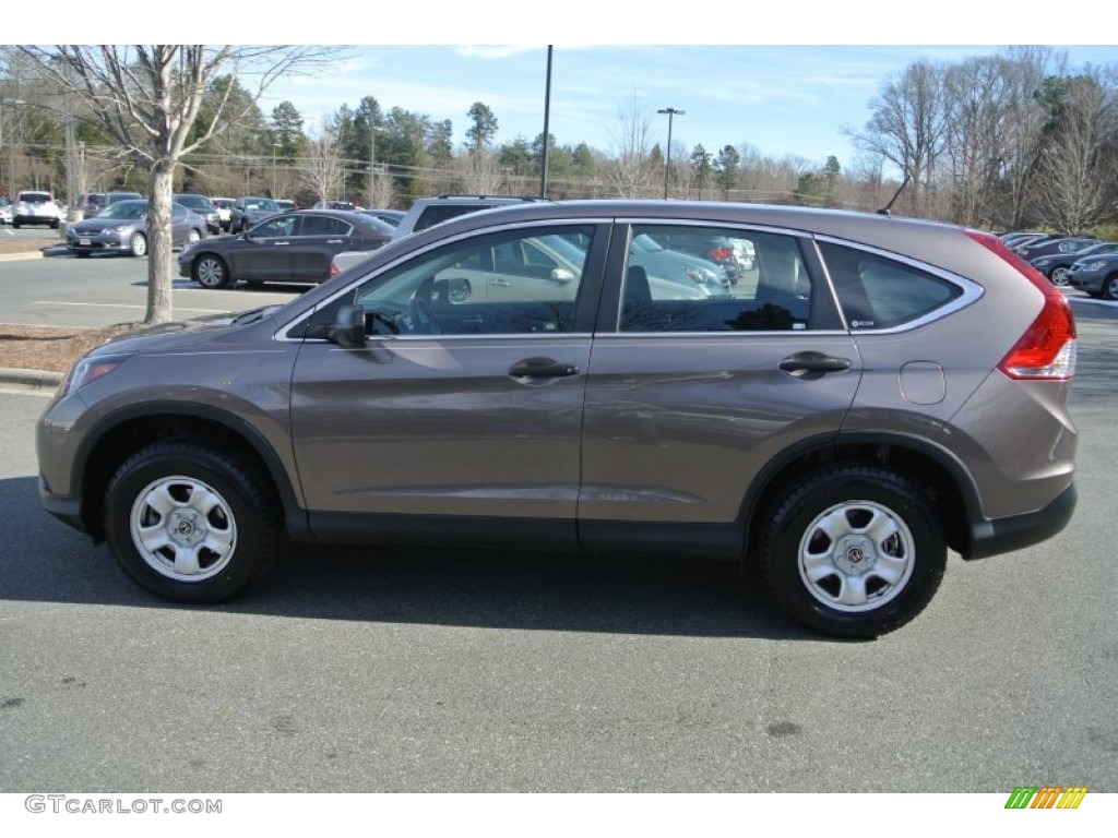 2012 CR-V LX 4WD - Urban Titanium Metallic / Black photo #3