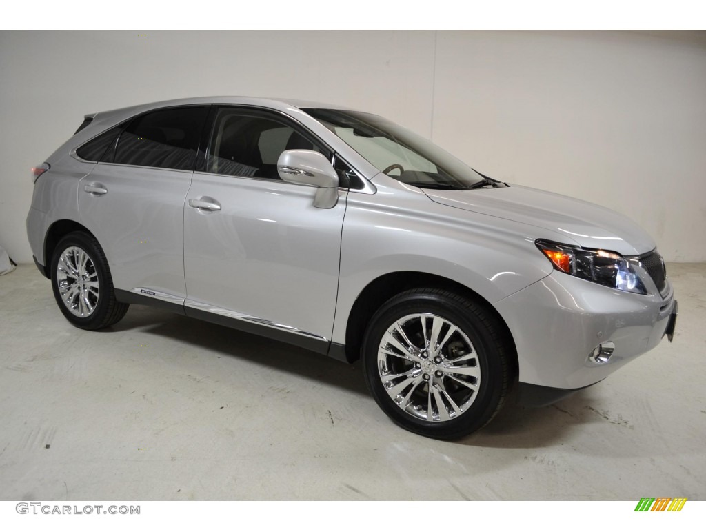 Tungsten Silver Pearl 2011 Lexus RX 450h Hybrid Exterior Photo #90246201