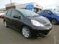 2011 Crystal Black Pearl Honda Fit Sport  photo #1