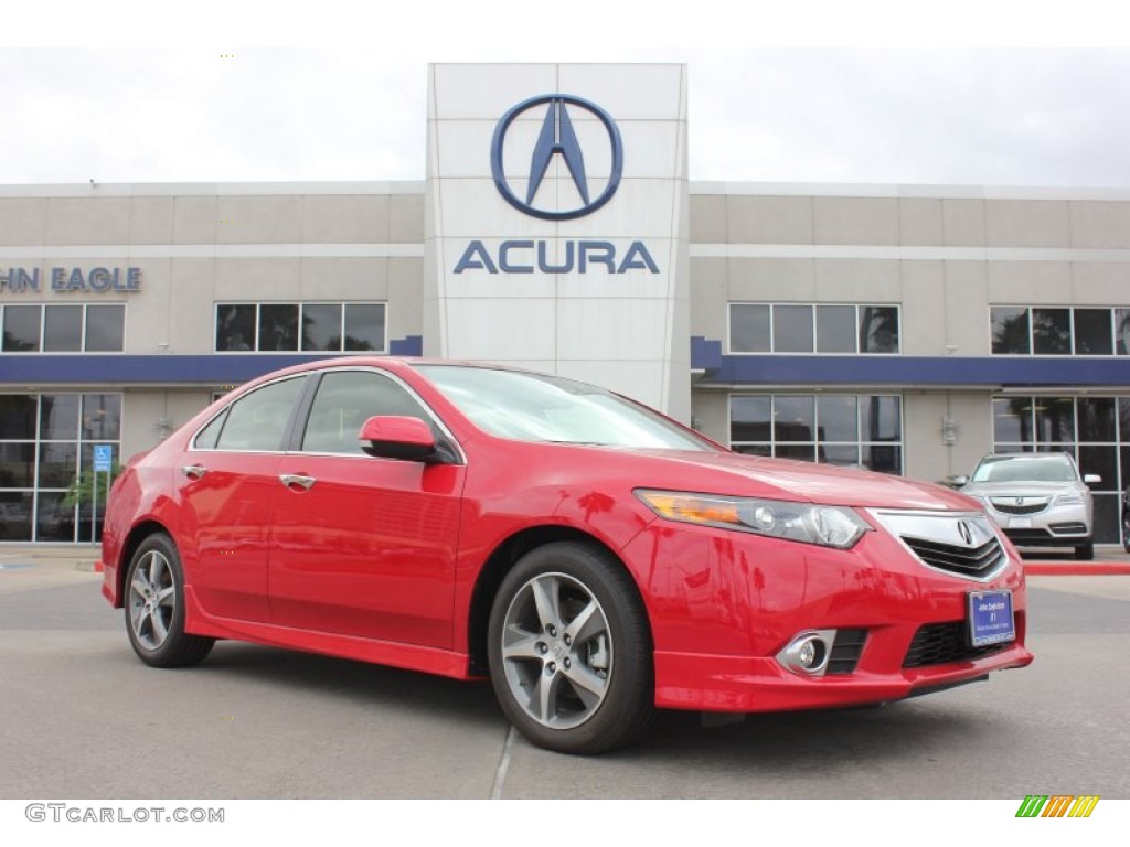 Milano Red Acura TSX