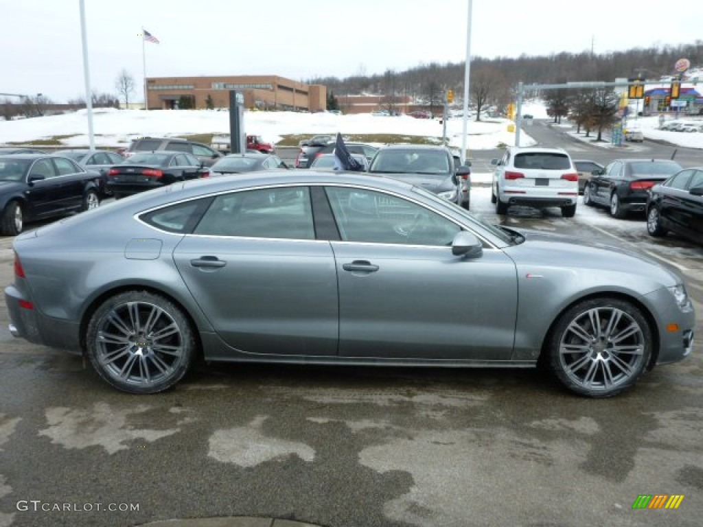 Quartz Grey Metallic 2012 Audi A7 3.0T quattro Premium Exterior Photo #90250917