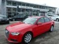 Brilliant Red 2013 Audi A4 2.0T quattro Sedan