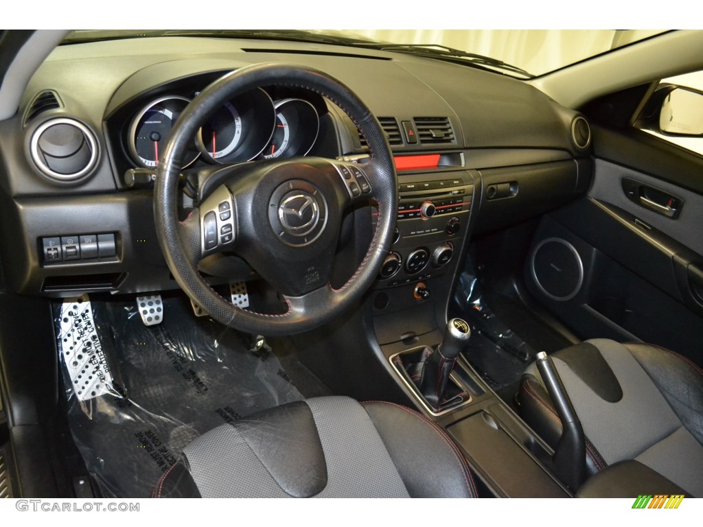 Gray/Black Interior 2007 Mazda MAZDA3 MAZDASPEED3 Grand Touring Photo #90251454