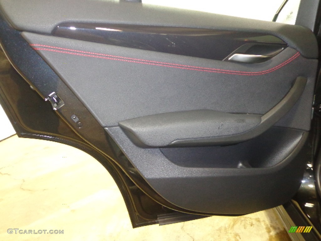 2013 BMW X1 xDrive 35i Black Door Panel Photo #90251490