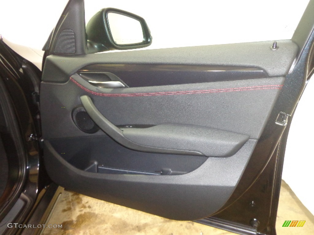 2013 BMW X1 xDrive 35i Black Door Panel Photo #90251687