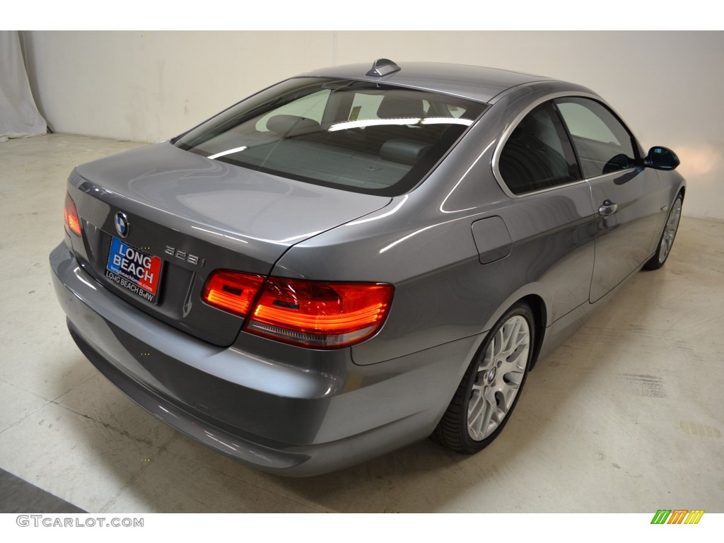 2008 3 Series 328i Coupe - Space Grey Metallic / Black photo #5