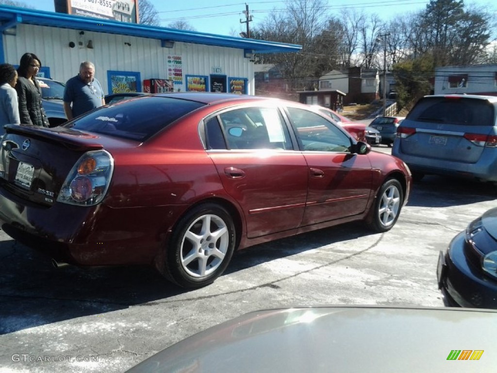 2002 Altima 3.5 SE - Nouveau Ruby / Blond Beige photo #9
