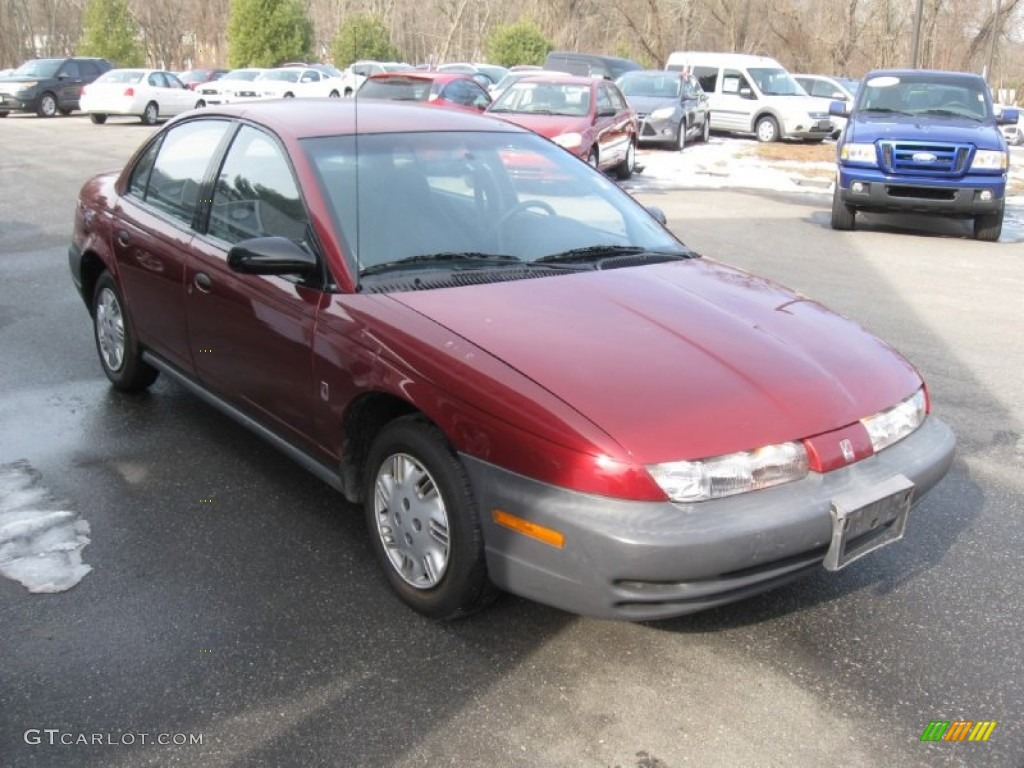 1997 S Series SL1 Sedan - Medium Red / Gray photo #1