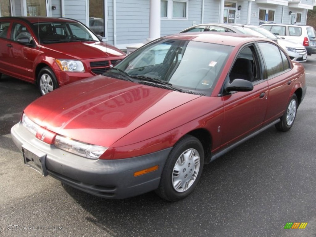 1997 S Series SL1 Sedan - Medium Red / Gray photo #3