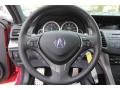2014 Acura TSX Ebony Interior Steering Wheel Photo