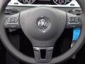 2014 Volkswagen CC Black Interior Steering Wheel Photo