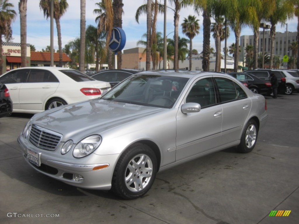 Brilliant Silver Metallic 2003 Mercedes-Benz E 320 Sedan Exterior Photo #90254247