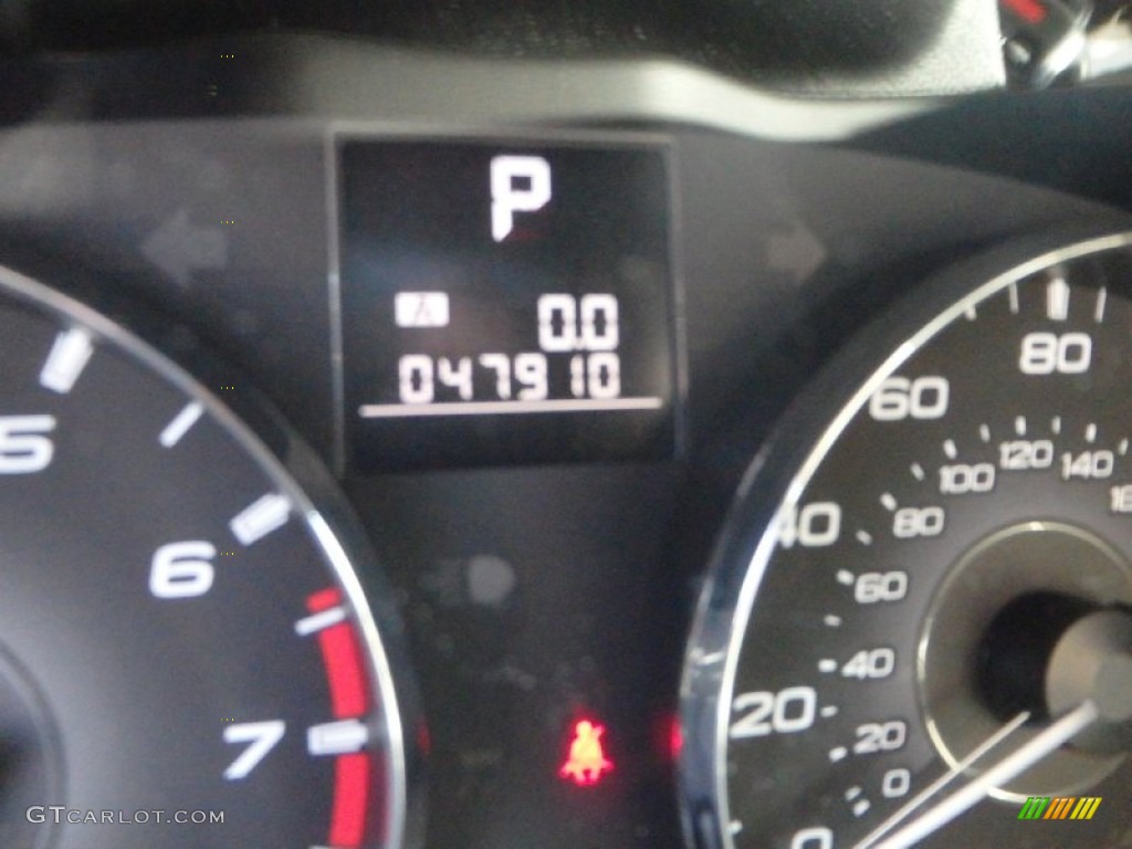 2011 Outback 2.5i Premium Wagon - Crystal Black Silica / Warm Ivory photo #23