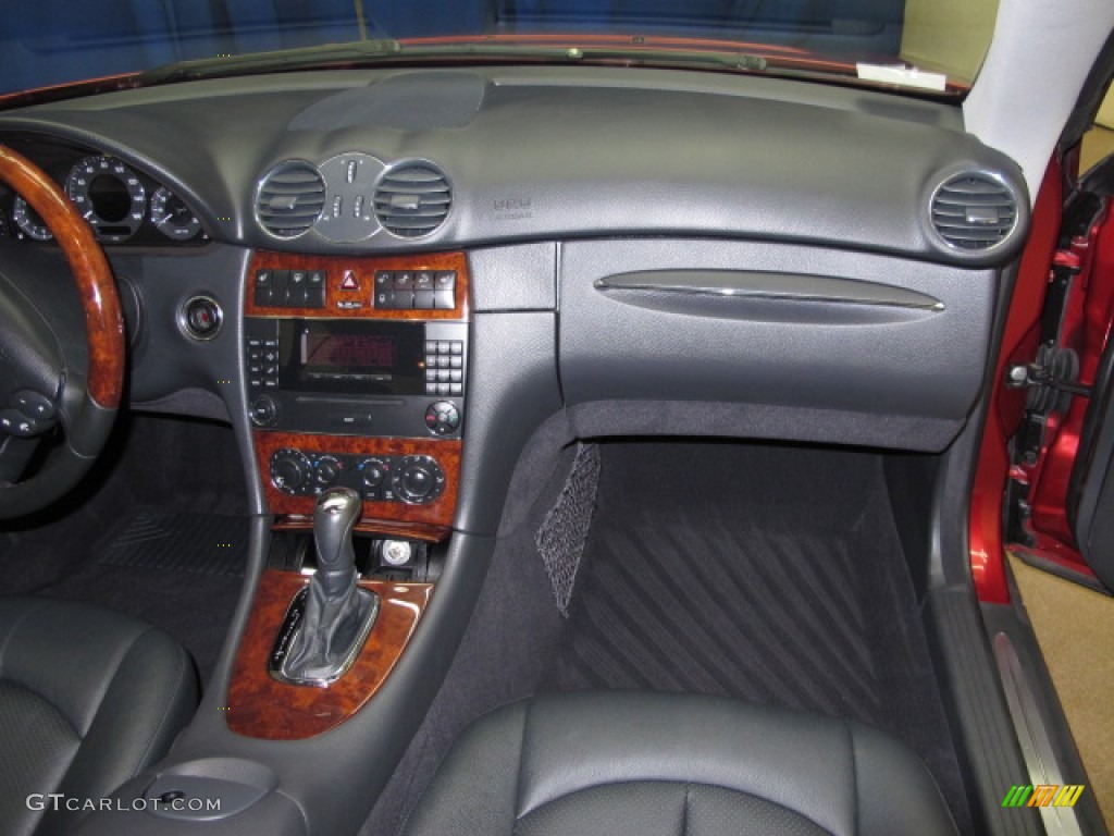 2005 CLK 320 Coupe - Firemist Red Metallic / Charcoal photo #23