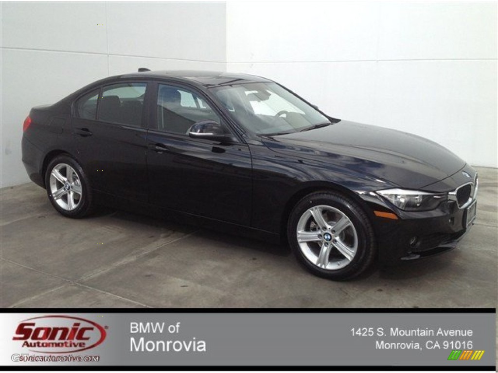 2014 3 Series 320i xDrive Sedan - Jet Black / Black photo #1