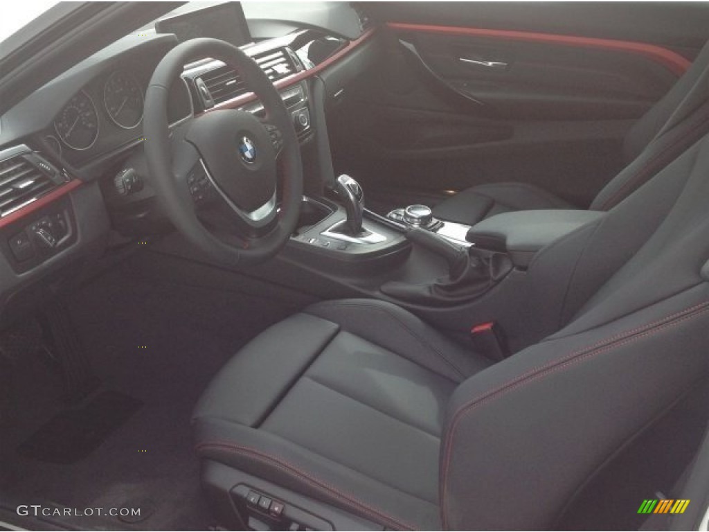 Black Interior 2014 BMW 4 Series 428i Coupe Photo #90256125