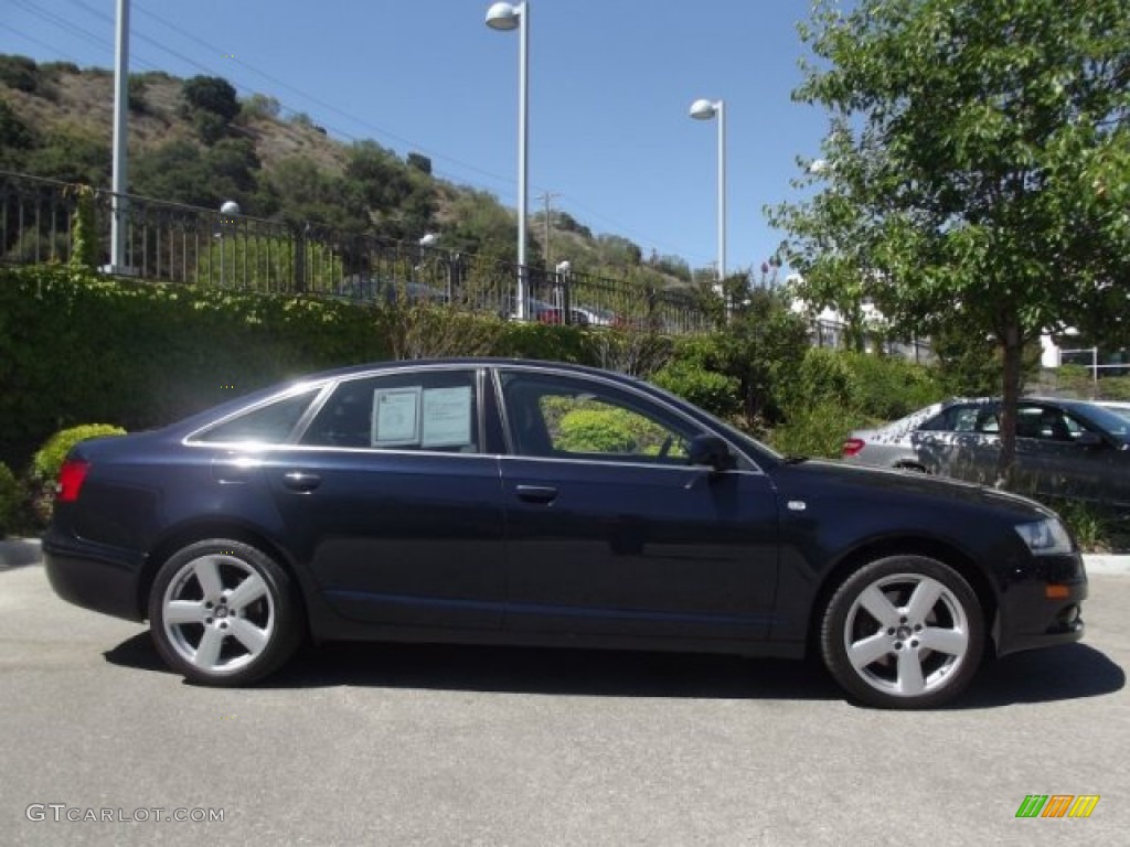 Night Blue Pearl Effect 2008 Audi A6 3.2 Sedan Exterior Photo #90257355