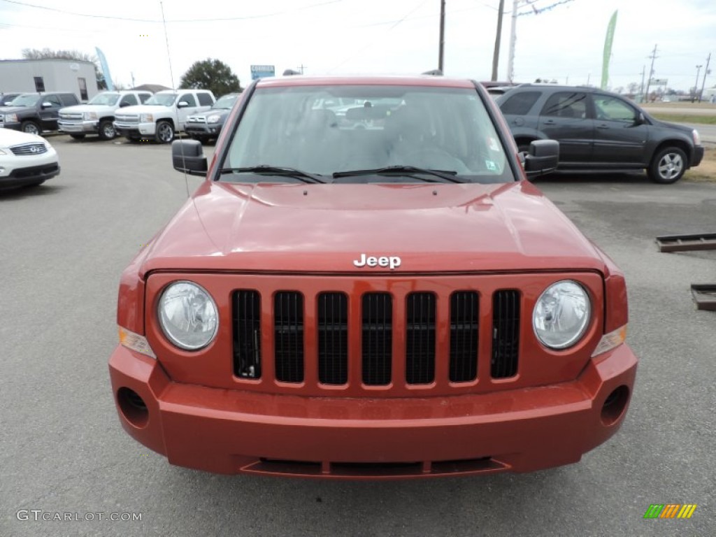 2010 Patriot Sport 4x4 - Sunburst Orange Pearl / Dark Slate Gray photo #2