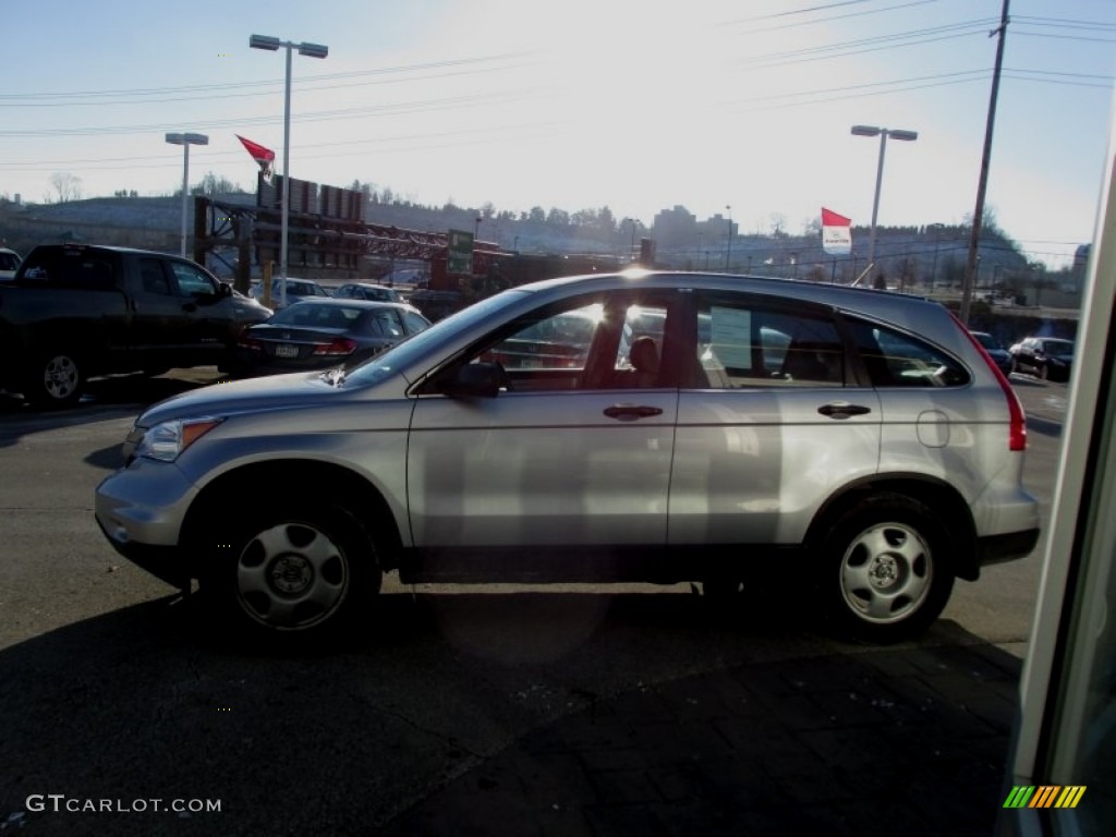 2010 CR-V LX AWD - Alabaster Silver Metallic / Gray photo #5