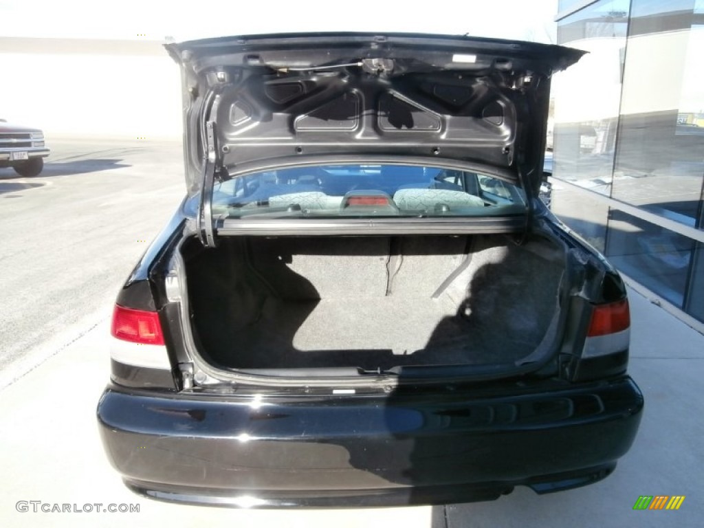 2000 Civic EX Coupe - Flamenco Black Pearl / Dark Gray photo #12