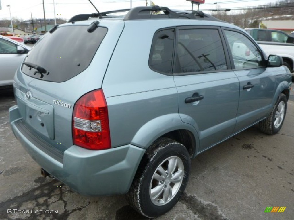 Alpine Frost 2009 Hyundai Tucson GLS Exterior Photo #90259659
