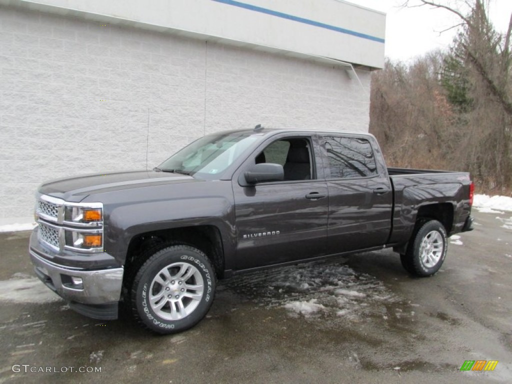 2014 Silverado 1500 LT Crew Cab 4x4 - Tungsten Metallic / Jet Black photo #1