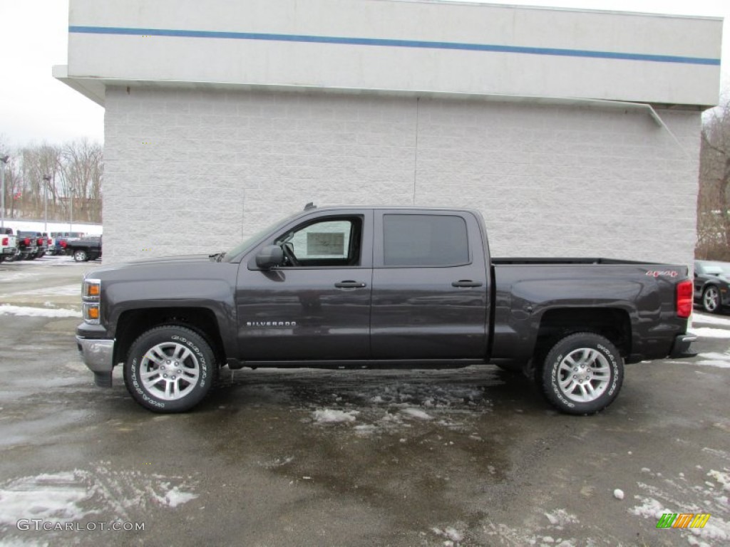 2014 Silverado 1500 LT Crew Cab 4x4 - Tungsten Metallic / Jet Black photo #2